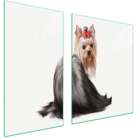 PLACA PROTECTORA DE VIDRIO PARA ESTUFA 90x52 PERRO