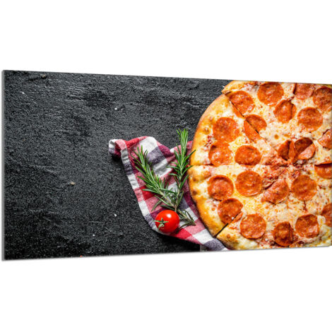 Placa protectora de vidrio para estufa 90x52 Pizza