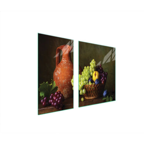 PLACA PROTECTORA DE VIDRIO PARA ESTUFA 90x52 UVAS
