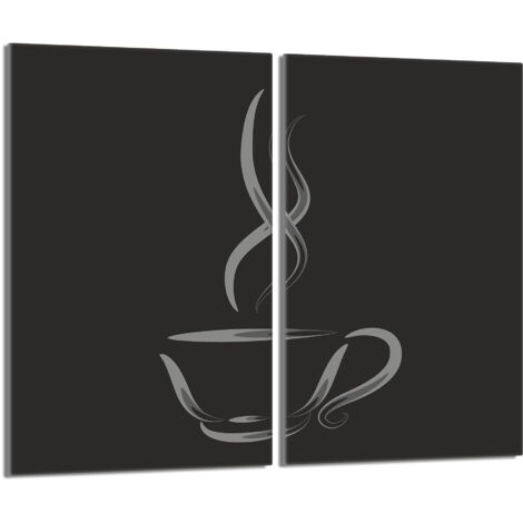 Placa protectora de vidrio para la estufa 2x30x52 Café
