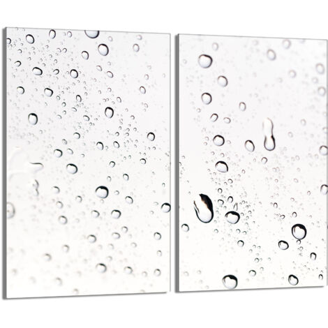 Placa protectora de vidrio para la estufa 2x30x52 Gotas