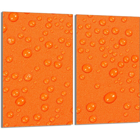 Placa protectora de vidrio para la estufa 2x30x52 Gotas