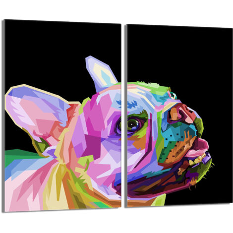 Placa protectora de vidrio para la estufa 2x30x52 Perro