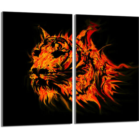 Placa protectora de vidrio para la estufa 2x30x52 Tiger