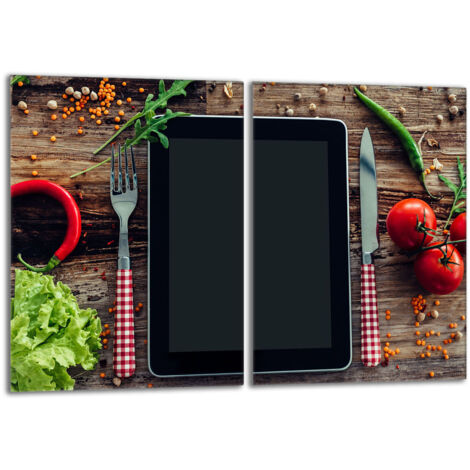 Placa protectora de vidrio para la estufa 2x40x52 Cocina