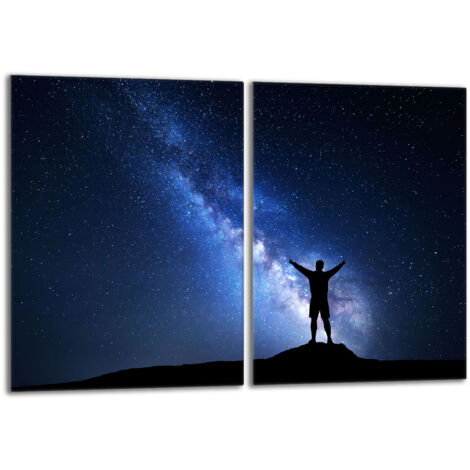 Placa protectora de vidrio para la estufa 2x40x52 Estrellas