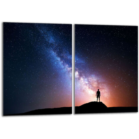 Placa protectora de vidrio para la estufa 2x40x52 Estrellas