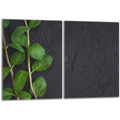 Placa protectora de vidrio para la estufa 2x40x52 Menta