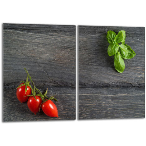 Placa protectora de vidrio para la estufa 2x40x52 Tomates