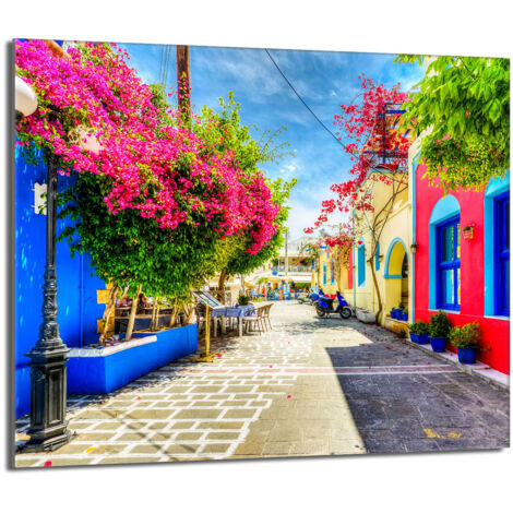 Placa protectora de vidrio para la estufa 60x52 Uliczka
