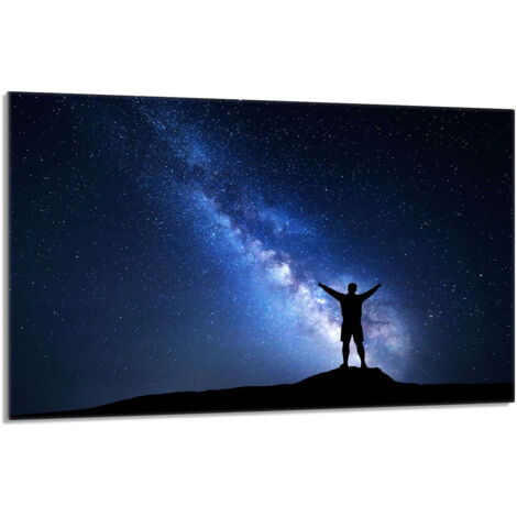 Placa protectora de vidrio para la estufa 80x52 Estrellas