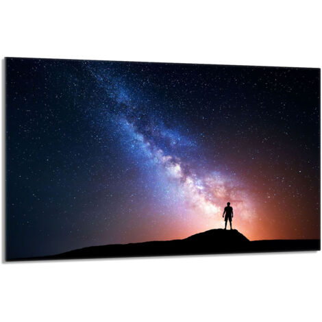 Placa protectora de vidrio para la estufa 80x52 Estrellas