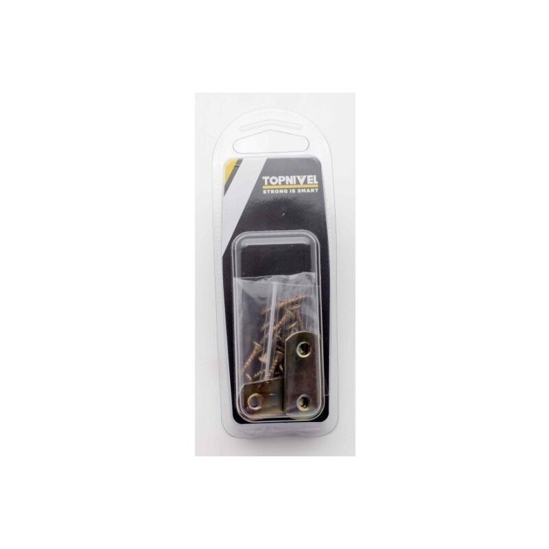 

Placa Ensamble 40X16Mm Recto Nivel Acero Bicromatado 4 P