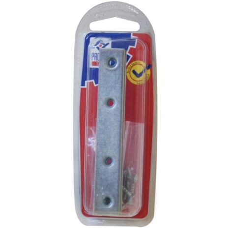 PLACA RECTA UNION ZN BL.4 PZS - 100X15 MM