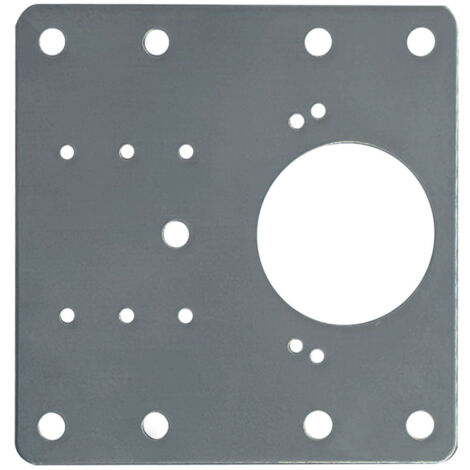 Placa Reparacion Bisagra Cazoleta Acero Inoxidable 90x90mm BC14 Micel