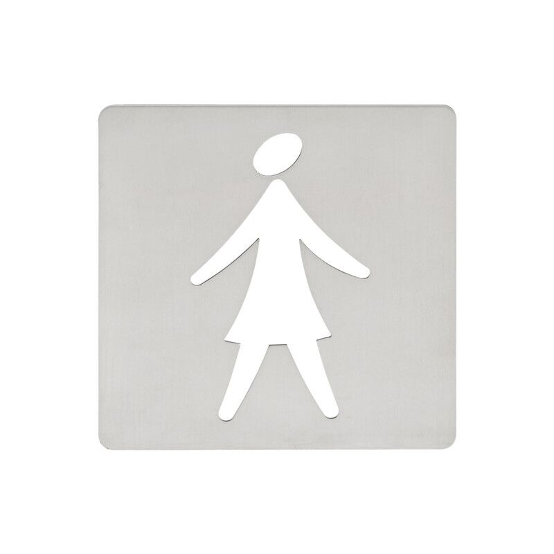 

Eurolaton - Placa Sealizacion Baño 120X120Mm Mujer Adh. Acero Inox Aisi