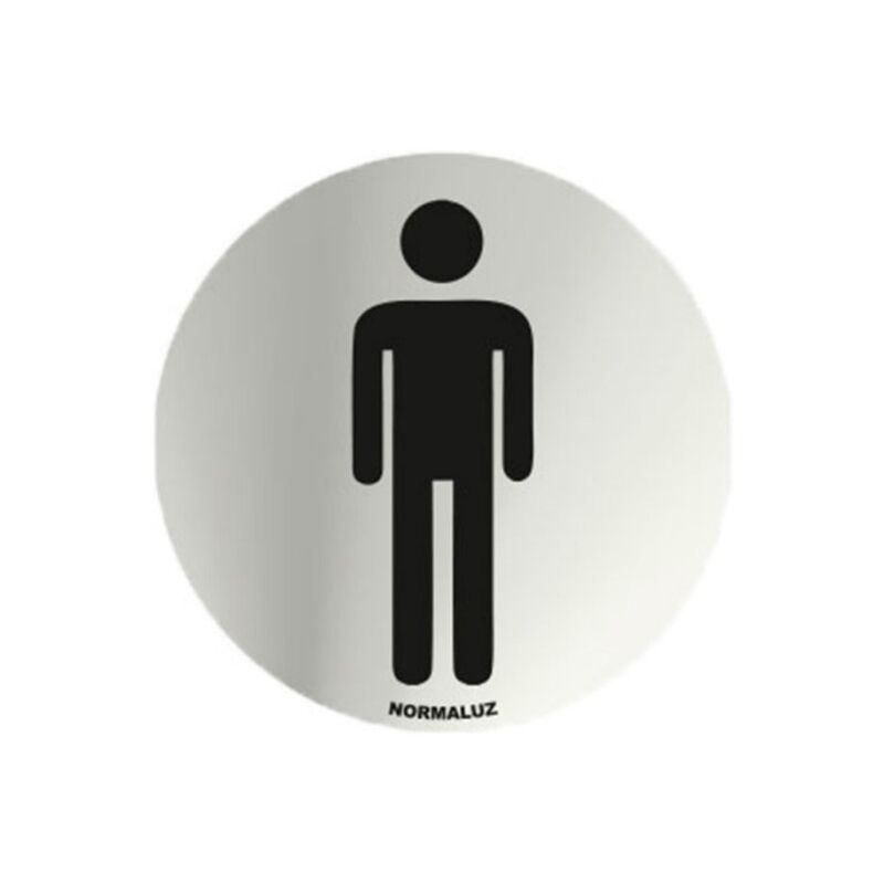 

Normaluz - Cartel Inox Redondo 7 Hombre
