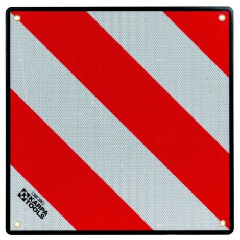 Placa Señal Adhesiva 50X50Cm Carga Reflectante 3M Kt