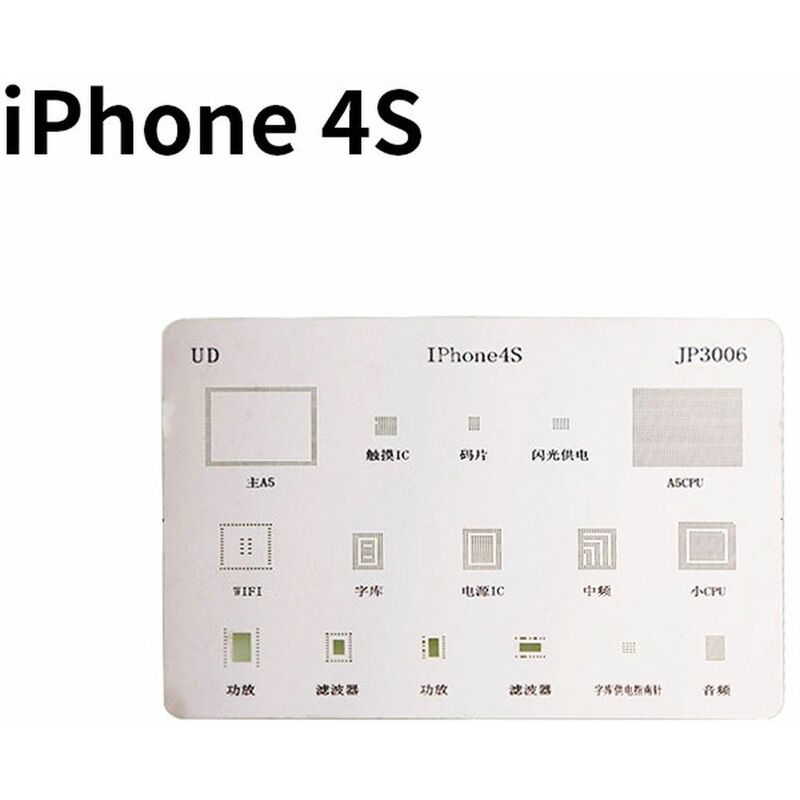 

Placa stencils IC iphone 4S