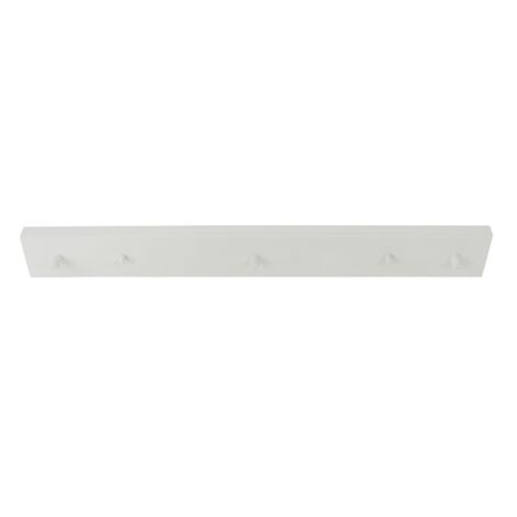 Placa techo metálica blanca 70cm para 2–3 lámparas