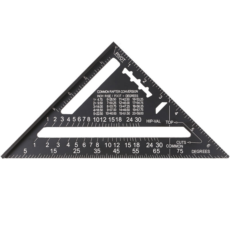 

Placa triangular de oxido negro de perfil de aluminio,Negro, 7 pulgadas