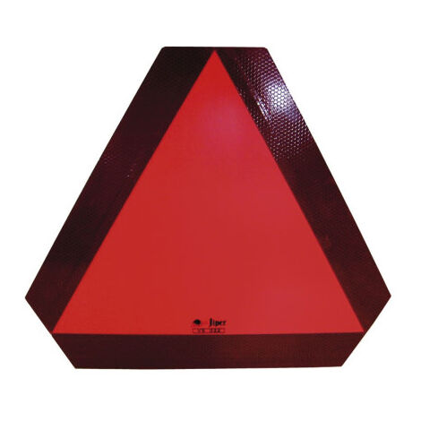 Placa V-5 para señalización vehículos lentos