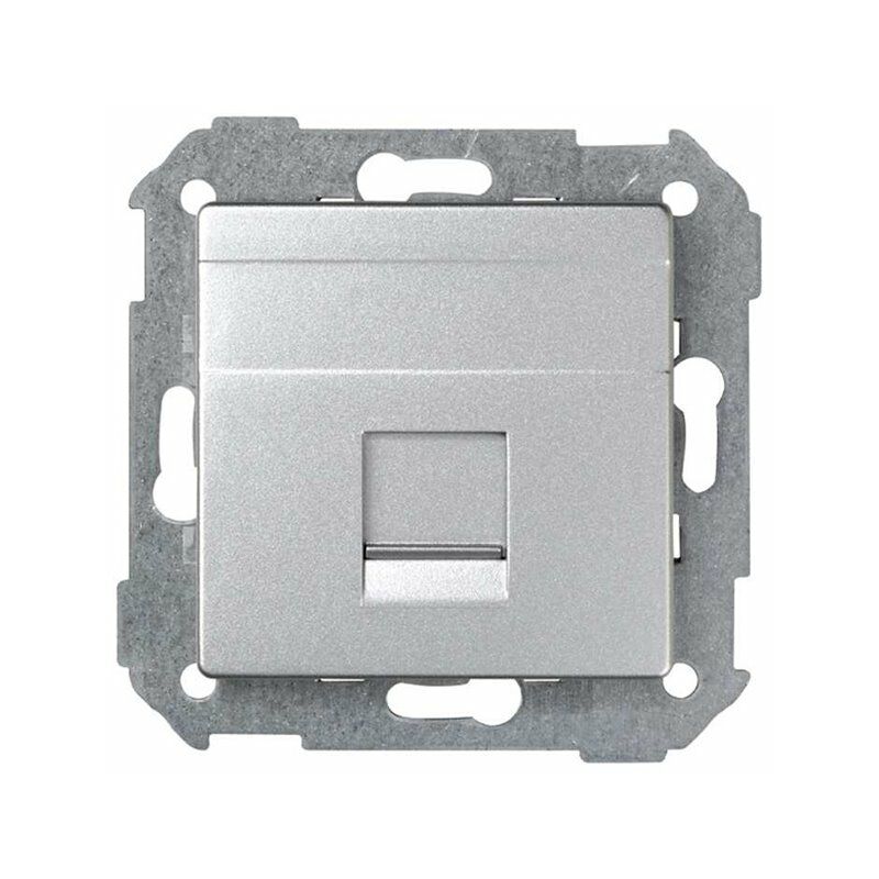 

Adaptador 1 conector RJ45 82 Detail y 82 Concept 82005-93 Aluminio Frio - Simon