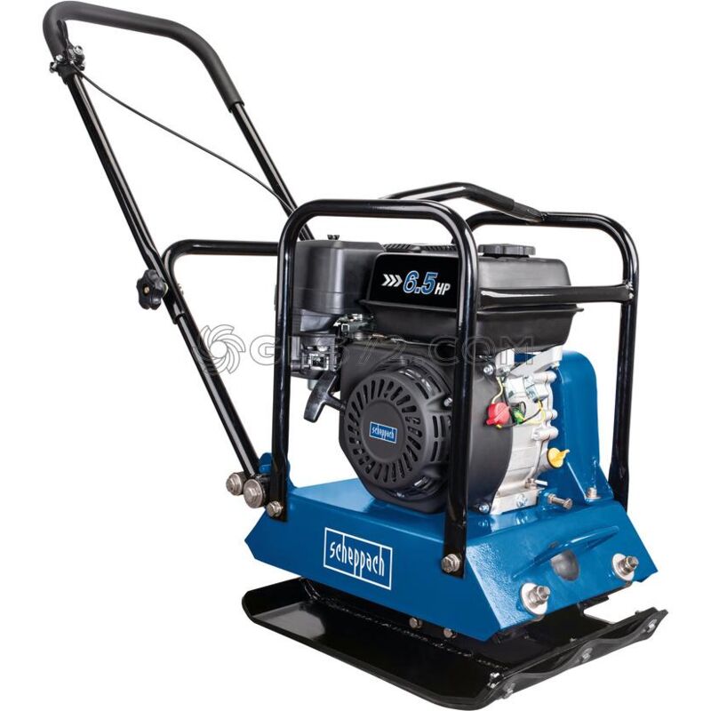 

PLACA VIBRATORIA COMPACTADOR CON MOTOR A GASOLINA 6,5HP HP1200S - Scheppach