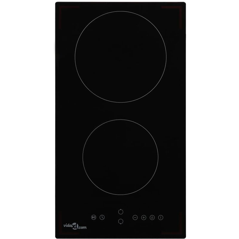 

Placa vitrocerámica 2 quemadores control táctil 3000 W
