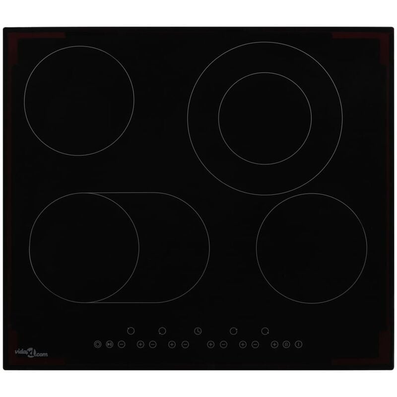 

Placa vitrocerámica 4 quemadores control táctil 6600 W