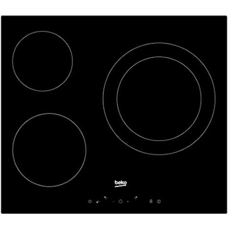 Placa Vitrocerámica BEKO HIC63402T 3f Booster