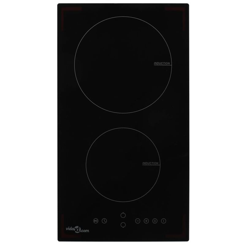 

Placa vitrocerámica de inducción 2 quemadores táctil 3500 W