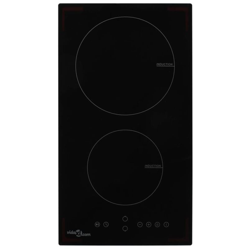 

vidaXL Placa vitrocerámica de inducción 2 quemadores táctil 3500 W