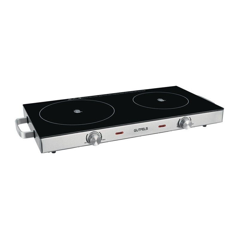 Gutfels - Placa vitrocerámica doble cook 4010 1800 W,1000 w ,continua