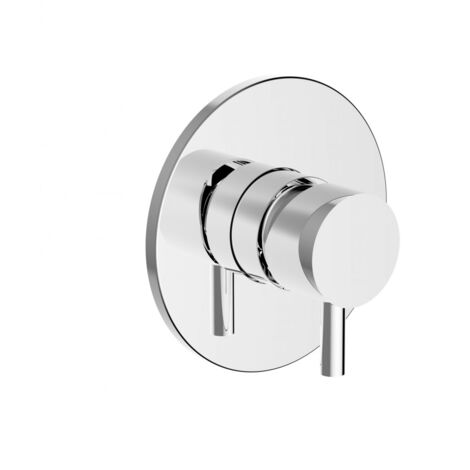 Placa y monomando en latón cromado - Teorema Jabil