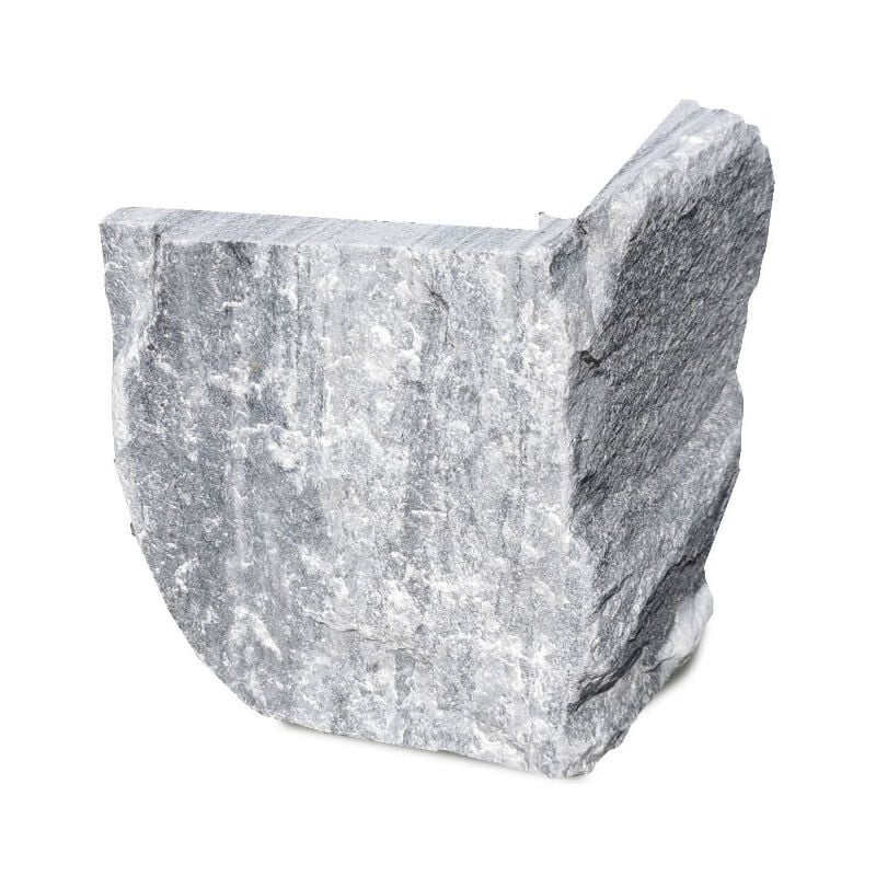 Capri - Placage d'angle 90° St Moritz ép.2/3.5 cm - Gris