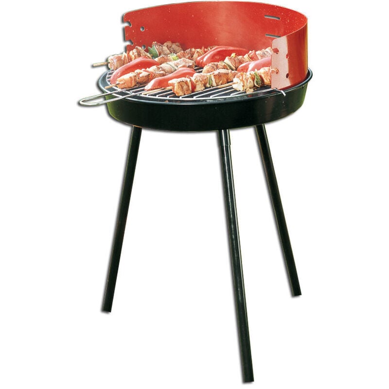 Fplus - Placage pour barbecue Bambu Marbella 43 cm sans roulettes