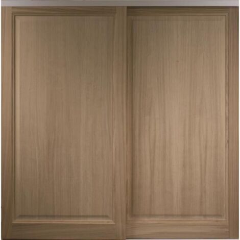 Placard 2 Vantaux Mural En Hêtre H120 X L63 Cm Gd Menuiseries