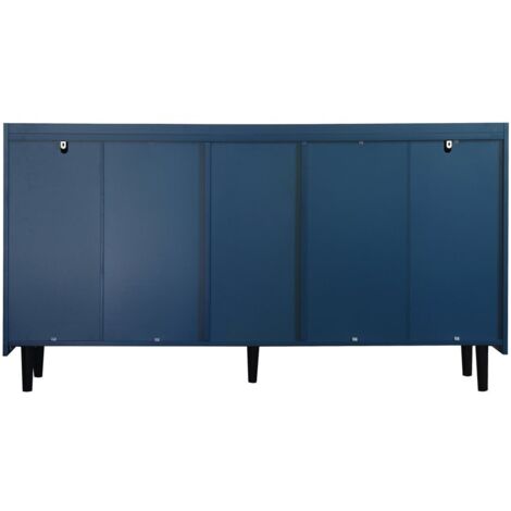 PLACARD Design Unique Spacieux Polyvalent MDF Bleu 150.00 x 40.00 x 80.00 cm