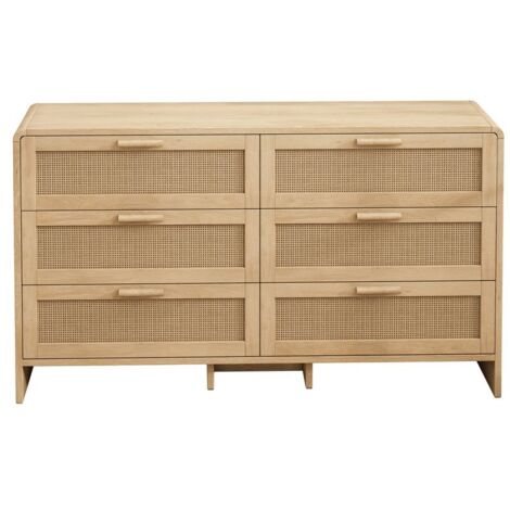 PLACARD DURABLE SECURISE FONCTIONNEL ELEGANT EN PARTICLE BOARD NATUREL 130.00 X 40.00 X 74.00 CM