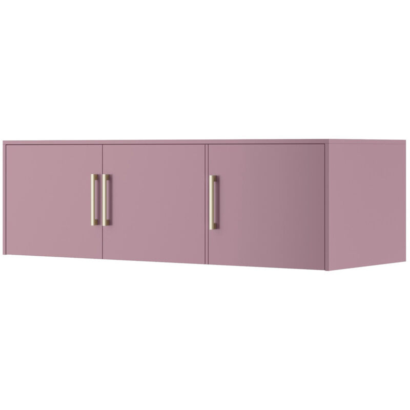 Mobilier1 - Buffet Dortivu 152, Pourpre, 45x147cm, Le nombre de portes: 058cm, Stratifié