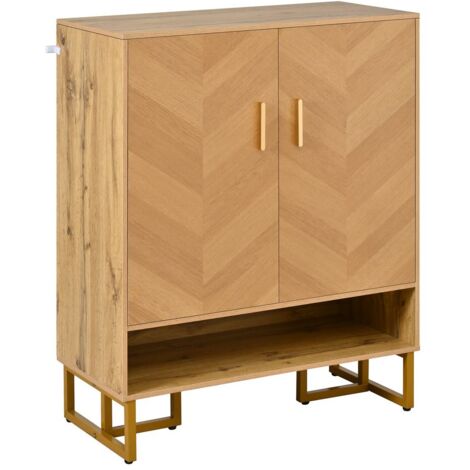 PLACARD LUXUEUX FONCTIONNEL ORGANISATEUR SÉCURITAIRE MDF Natural 80.00 x 38.00 x 100.00