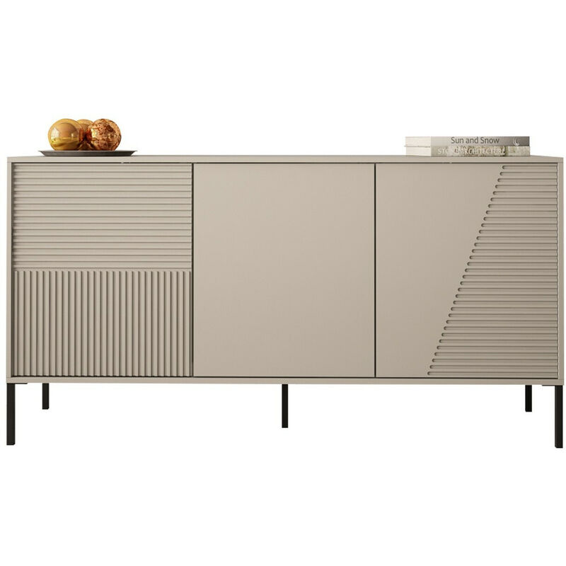 Mobilier1 - Buffet Verteni 102, Cachemire, 83x160cm, Le nombre de portes: 040cm, Stratifié, mdf