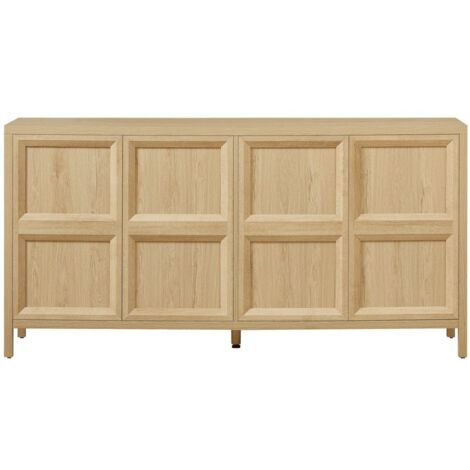 PLACARD MODERNE AVEC RANGEMENT EN MDF CHÊNE 160 CM X 40 CM X 80 CM