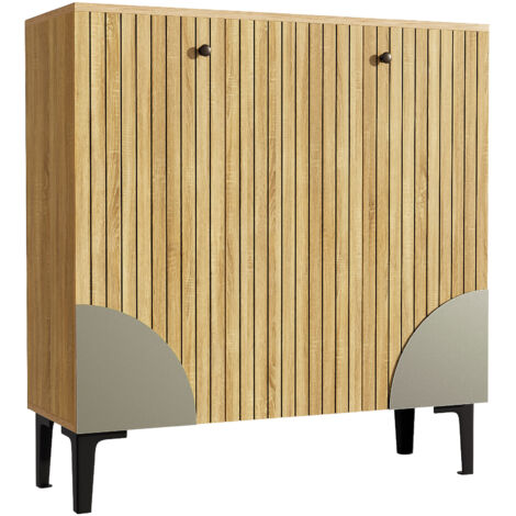 PLACARD MODERNE ELEGANT FONCTIONNEL PRATIQUE Particle Board Bois 90.00 x 32.00 x 94.00