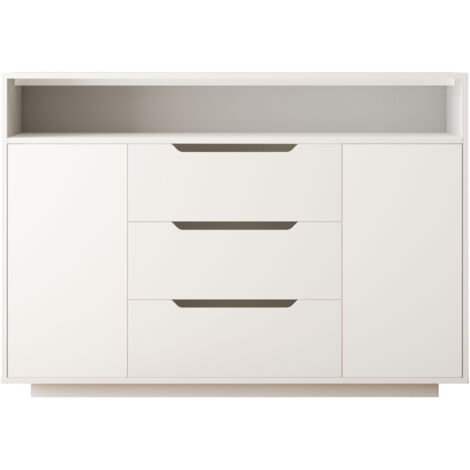 PLACARD polyvalent fonctionnel élégant moderne Bois d'ingénierie Blanc 120.00 x 40.00 x 85.00