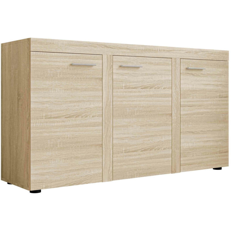 Buffet Tucson 121, Sonoma chêne, 82x149cm, Le nombre de portes: 040cm, Stratifié