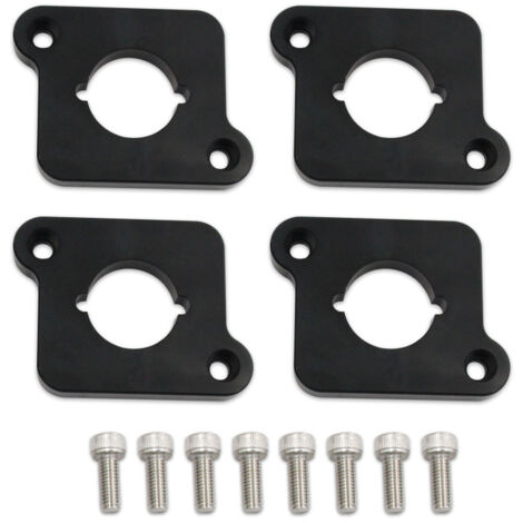 Placas adaptadoras para bobinas de encendido de 1.8T a 2.0TFSI, compatibles con VW Golf GTI, Jetta, Beetle y Passat, y Audi A3, A4, A6 y TT, color negro.