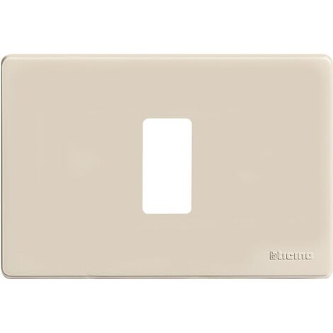 Placca 1 modulo Bticino serie magic avorio