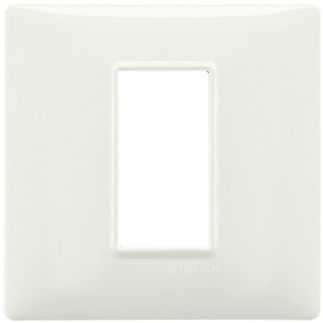 Placca 1 modulo colore avorio illuminazione elettricita' vimar plana 1464102